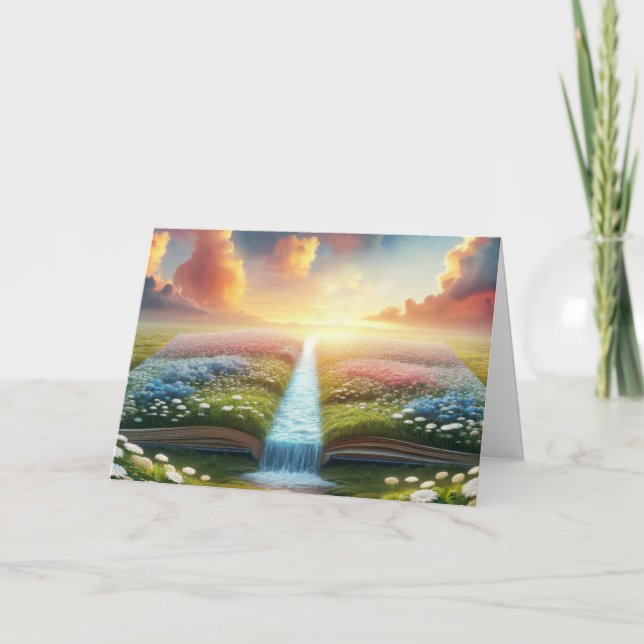 Tarjeta Sympathy Meadow y Brook Book (Anverso)