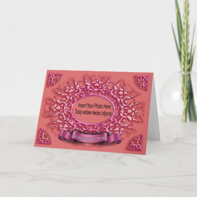 Tarjeta Szczęśliwego Dnia Matki - Karta (Anverso)