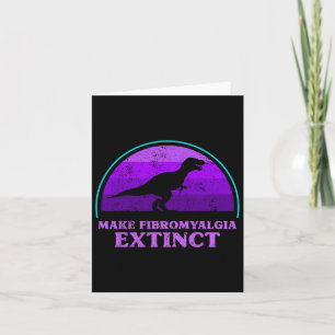 Tarjeta T Rex Dino Hacer Fibromialgia Extintiva Tod