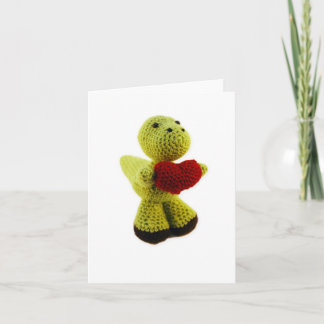 Tarjeta T-rex - en blanco