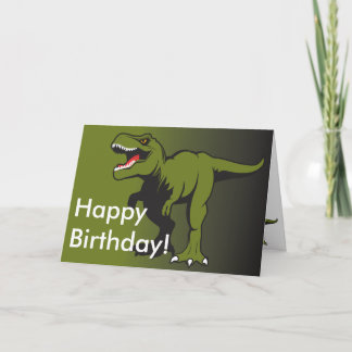 Tarjeta T-Rex personalizó artículos