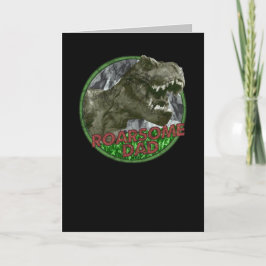 Tarjeta T-rex Roarsome Dad Retro