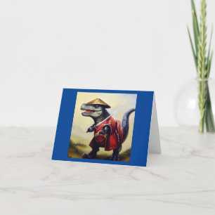Tarjeta T Rex Samurai