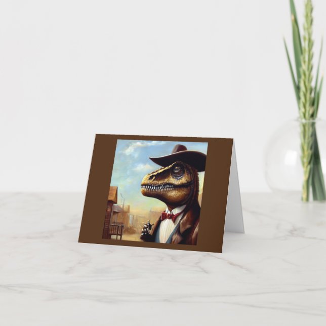 Tarjeta T Rex Sheriff (Anverso)