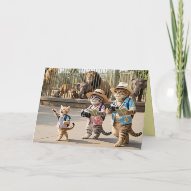 Tarjeta Tabby Zoo Card (Anverso)