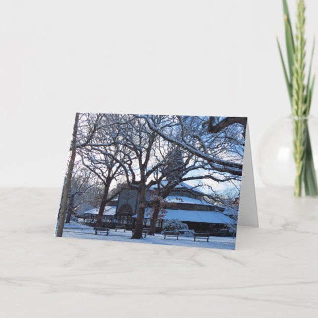 Tarjeta Tabernáculo por la mañana después de la nieve - Vi (Anverso)