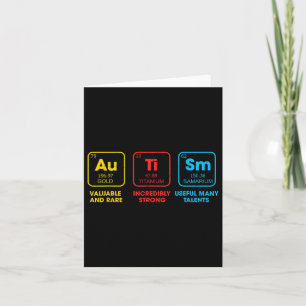 Tarjeta Tabla periódica de elementos de química para la se