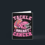 Tarjeta Tackle Concienciación sobre el Cáncer de Mama Fútb<br><div class="desc">Tackle Concienciación sobre el Cáncer de Mama Fútbol Americano Hombres Mujeres</div>