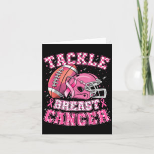 Tarjeta Tackle Concienciación sobre el Cáncer de Mama Fútb