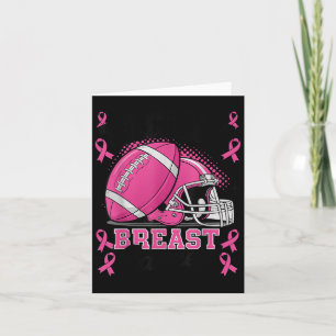 Tarjeta Tackle la conciencia del cáncer de mama Nk Ribbon