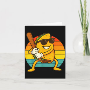 Tarjeta Taco béisbol cinco de mayo