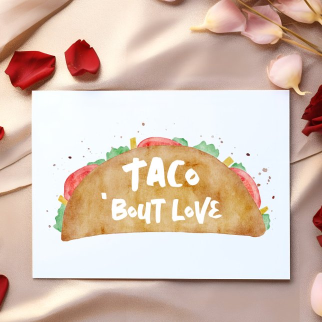 Tarjeta Taco 'Bout Love Fiesta Tema Día de San Valentín (Subido por el creador)