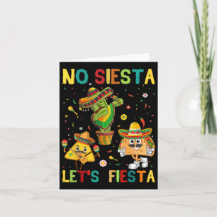 Tarjeta Taco Cinco 5 De Mayo No Siesta Vamos A Fiesta Dive