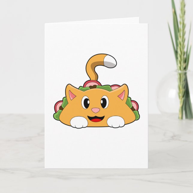 Tarjeta Taco de gato (Anverso)