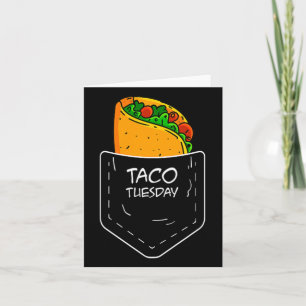 Tarjeta Taco En Mi Bolsillo Martes Difícil Fiesta