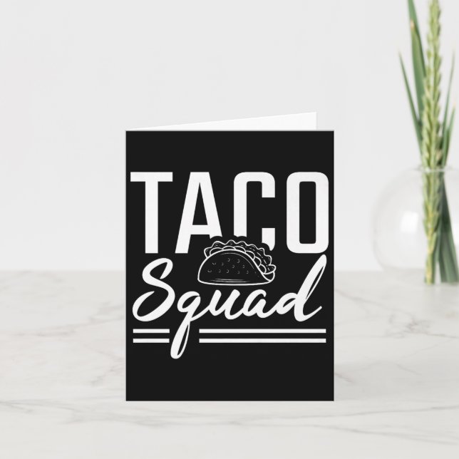 Tarjeta Taco Squad Premium  (Anverso)