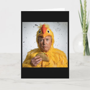 Tarjeta Taco Trump Siempre se Acobarda Humor de Aranceles
