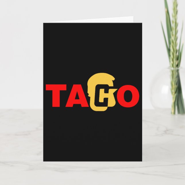 Tarjeta Taco Trump Siempre se Rajó  (Anverso)