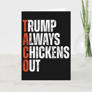 Tarjeta Taco Trump Siempre se Rajó Diciendo Arancel Divert