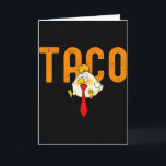 Tarjeta Taco Trump - Trump Siempre se Echa para Atrás Dive<br><div class="desc">Taco Trump - Trump Siempre se Echa para Atrás Divertido Trump Pollo</div>