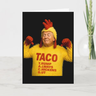 Tarjeta Taco Trump Trump Siempre se Rajó