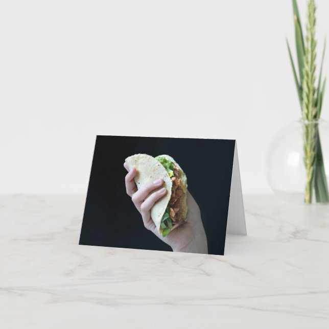 Tarjeta Tacos - solicitud especial (Anverso)