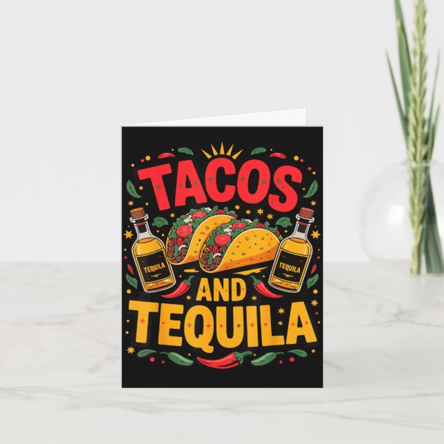 Tarjeta Tacos y  (Anverso)