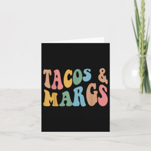 Tarjeta Tacos Y Margs Funny Cinco De Mayo Fiesta Mexicana