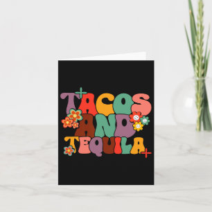 Tarjeta Tacos Y Tequila Cinco De Mayo Groovy