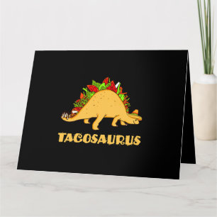 Tarjeta Tacosaurus Cinco de Mayo Funny Taco Dinosaur