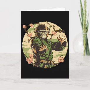 Tarjeta Taekwondo árbol de Sakura artes marciales kickboxi