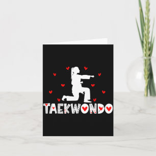 Tarjeta Taekwondo - Día de San Valentín Artes Marciales