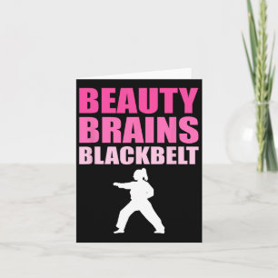 Tarjeta Taekwondo Karate Mujeres Brasileños De Belleza Cin