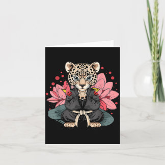 Tarjeta Taekwondo Leopardo Kickboxing Animall Jiu-Jitsu