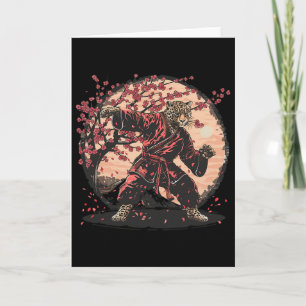 Tarjeta Taekwondo Leopardo Kickboxing Animall Jiu-jitsu Ku