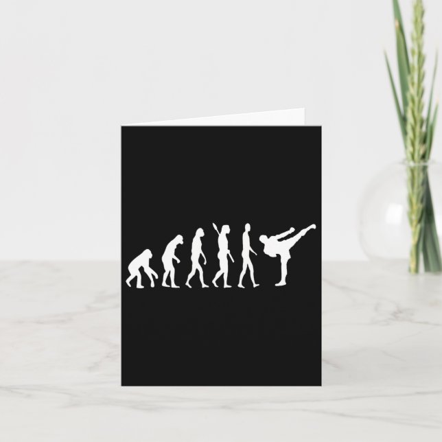 Tarjeta Taekwondo Mma Evolution Judo Kung Fu Tkw Kickboxin (Anverso)