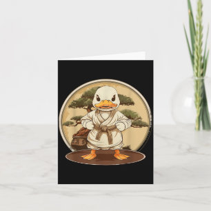 Tarjeta Taekwondo Pato Árbol Bonsai Karate Pato Mma Marcia