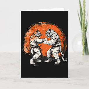 Tarjeta Taekwondo Tiger Kickboxing Jiu-jitsu Kung Fu Marti