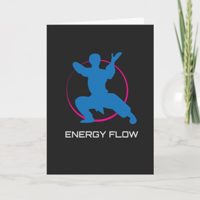 Tarjeta Tai Chi Energy Flow Martial Arts (Anverso)