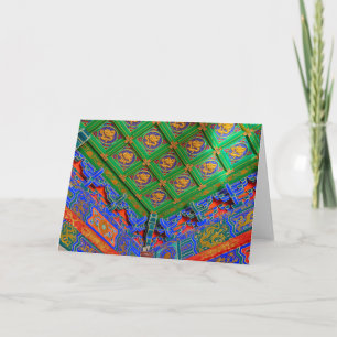 Tarjeta Tailandia, Bangkok  Templo Dragón