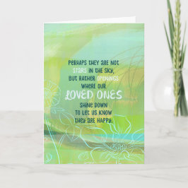 Tarjeta Tal vez las estrellas son nuestras queridas