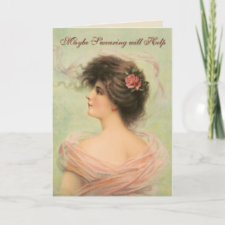 Tarjeta Tal Vez Maldecir Ayude Vacío Por Dentro Al Final