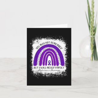 Tarjeta Tal Vez No Lo Recuerdes Pero Nunca Olvidaré A Alzh