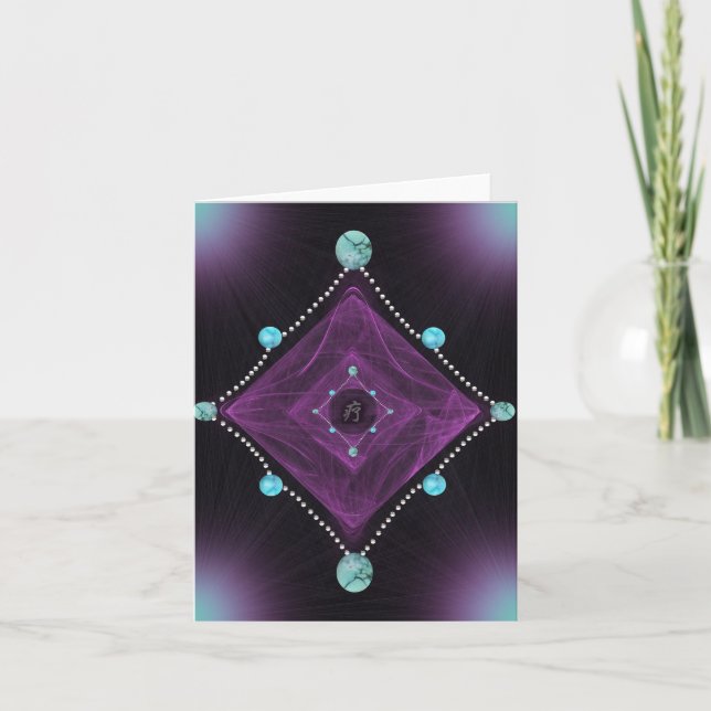 Tarjeta Talisman para curar Notecard (Anverso)