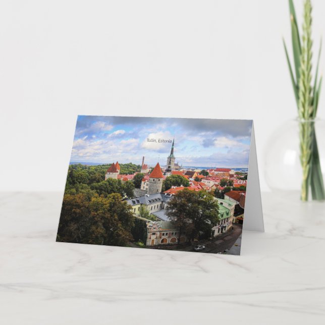 Tarjeta Tallin, Centro Histórico de Estonia (Anverso)