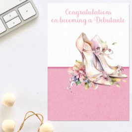 Tarjeta Talones altos para Debutante Ball