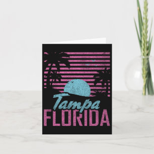 Tarjeta Tampa Florida Fl Citrus State Miami Vibes Beach Va