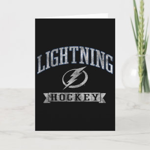 Tarjeta Tampa Y Lightning Hockey Vintage Oficialmente Lice