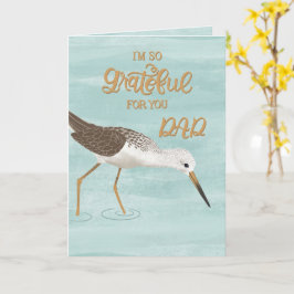 Tarjeta Tan Agradecido Contigo Papá – Sandpiper Día del Pa