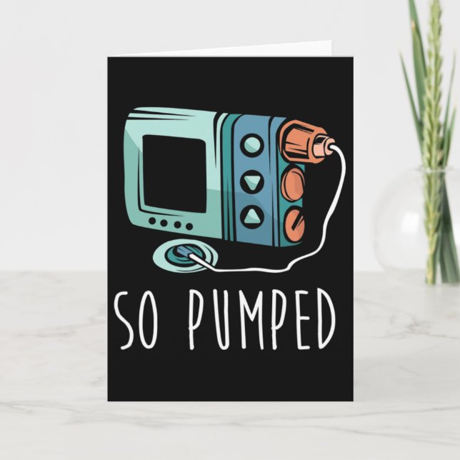 Tarjeta Tan bombeado Mes de Conciencia sobre la Diabética  (Anverso)